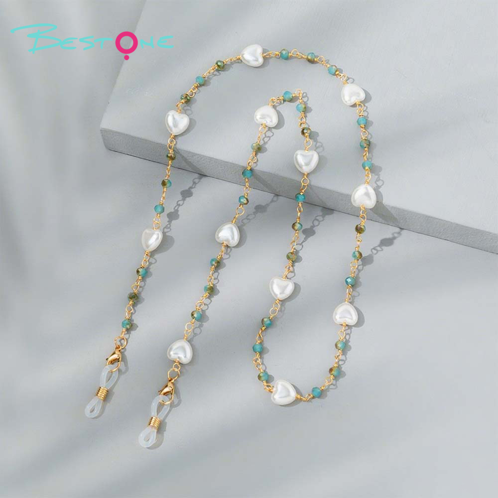 Multifunctional Beaded Chain – Crystal Glass + Acrylic + CCB – 72cm – Assorted Colors