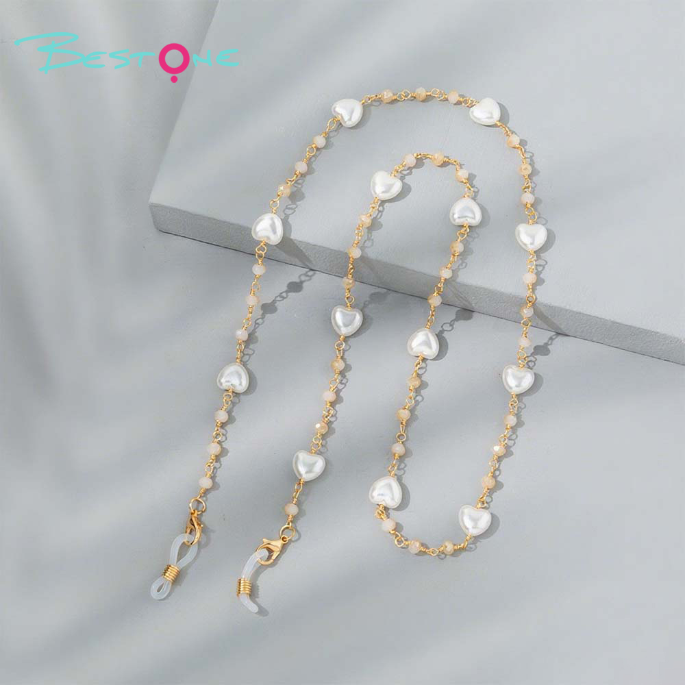 Multifunctional Beaded Chain – Crystal Glass + Acrylic + CCB – 72cm – Assorted Colors