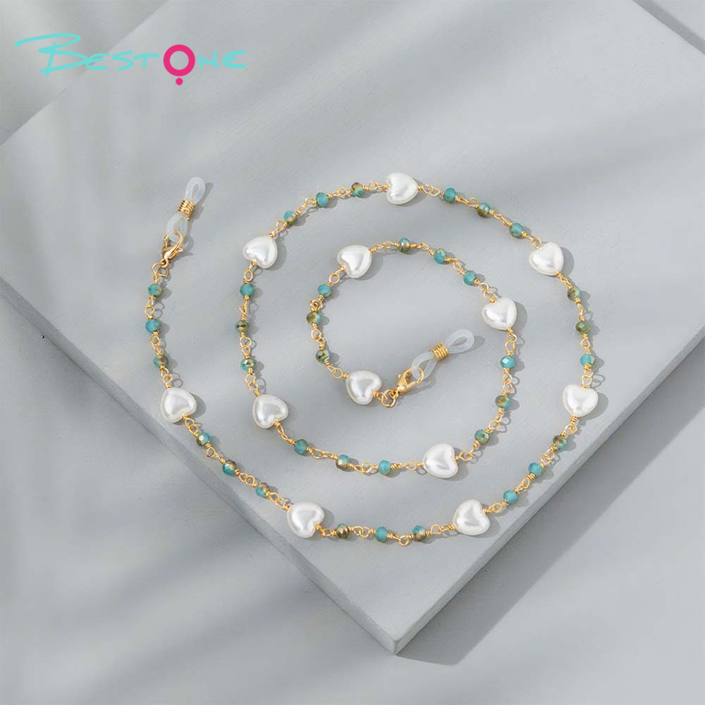 Multifunctional Beaded Chain – Crystal Glass + Acrylic + CCB – 72cm – Assorted Colors