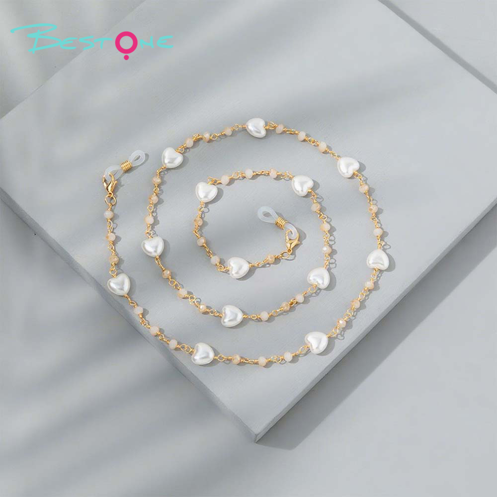 Multifunctional Beaded Chain – Crystal Glass + Acrylic + CCB – 72cm – Assorted Colors