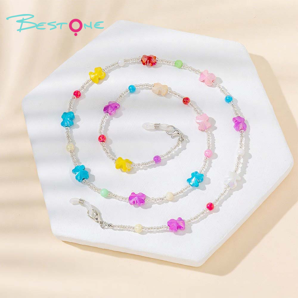 Colorful Acrylic + CCB Multifunctional Chain – 72cm – Dolphin / Bow / Bead Styles
