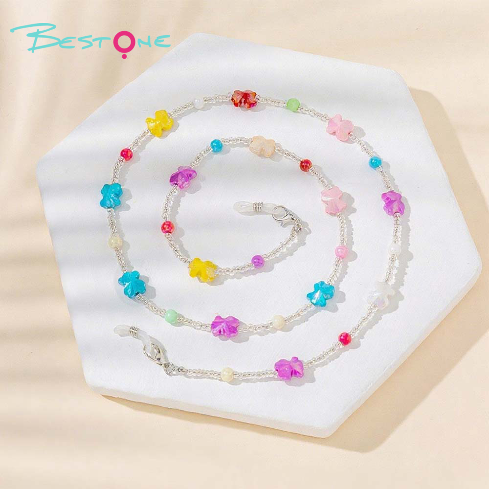 Colorful Acrylic + CCB Multifunctional Chain – 72cm – Dolphin / Bow / Bead Styles