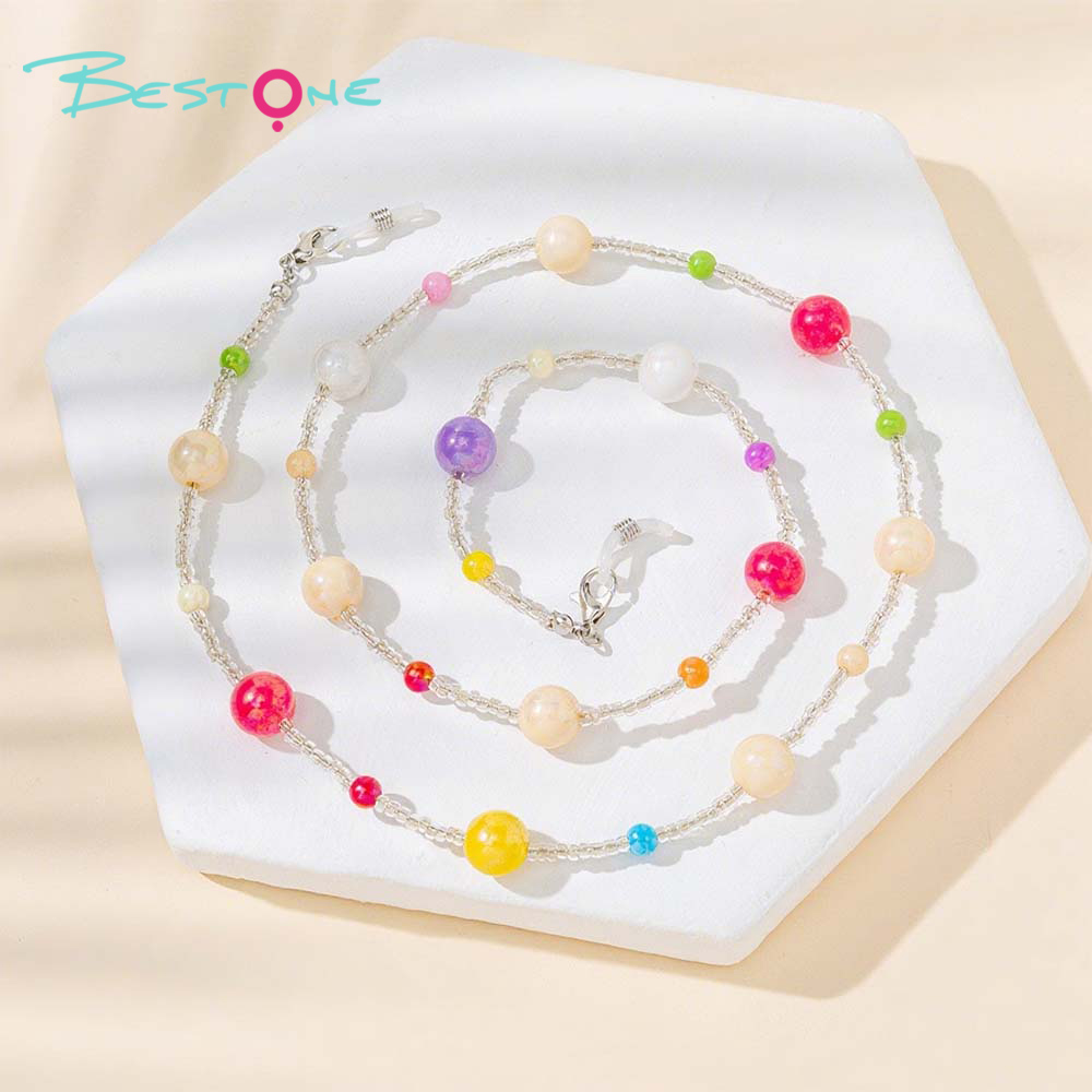 Colorful Acrylic + CCB Multifunctional Chain – 72cm – Dolphin / Bow / Bead Styles