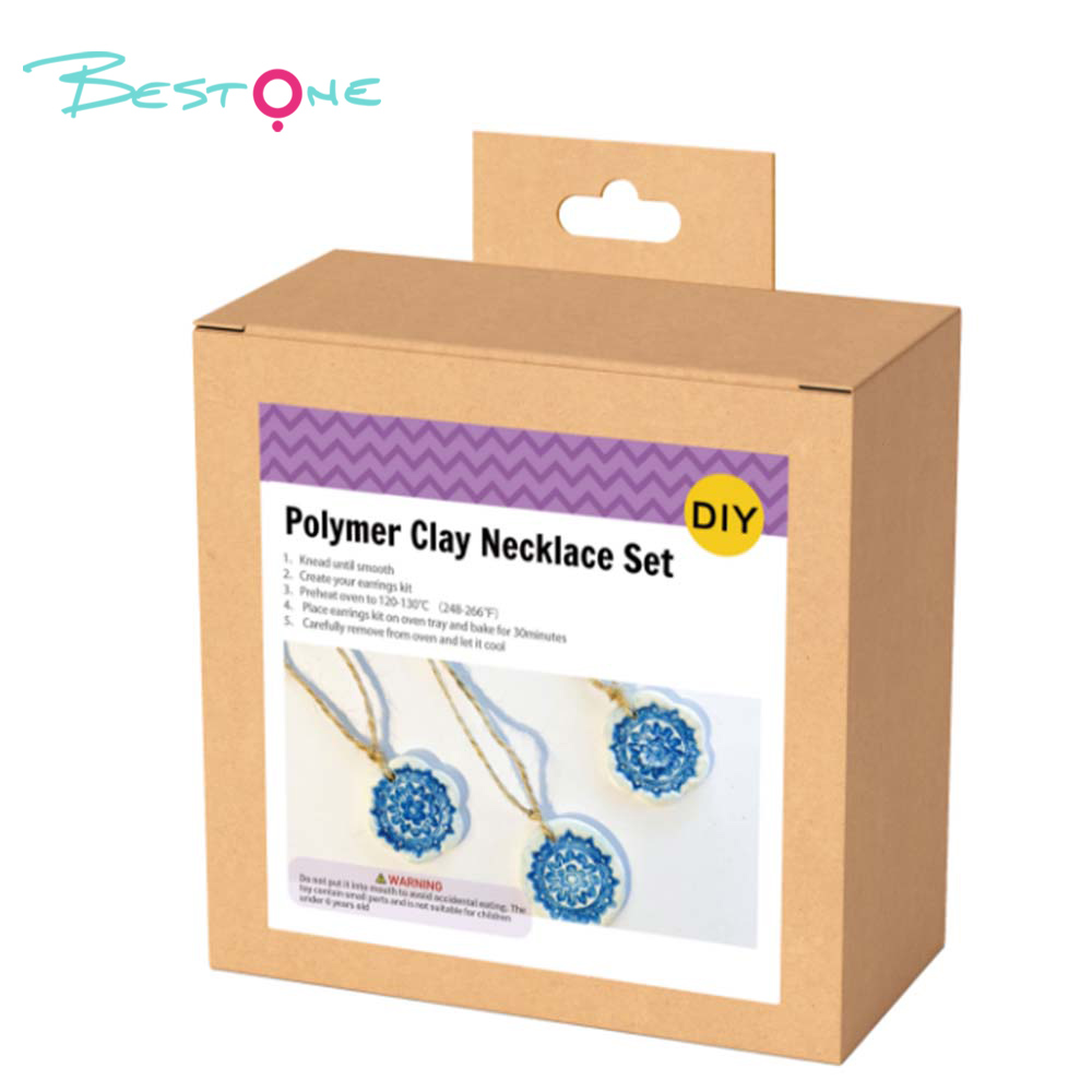 Polymer Clay DIY Craft Kit – Hanging Box Series – Assorted Jewelry & Tray Projects – 13×13×6cm