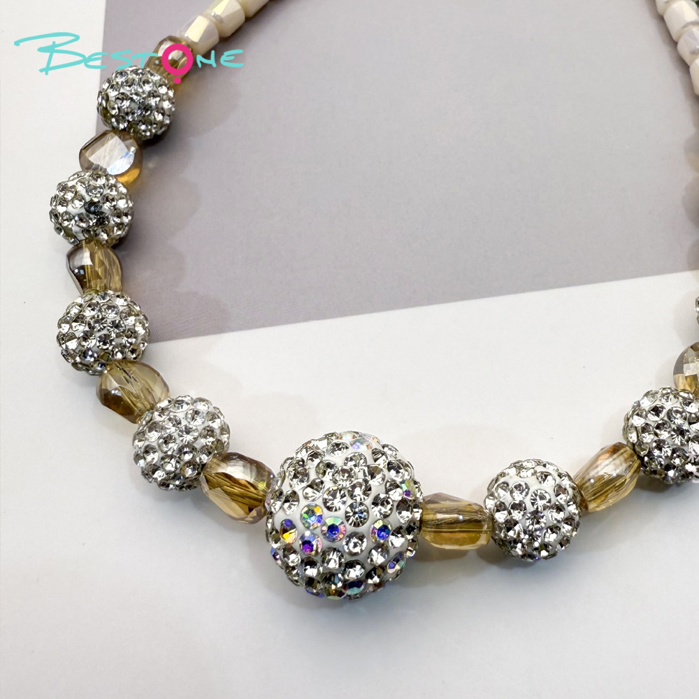 Mini Faceted Beaded Crystal Phone Strap – 5 Color Variants – Rhinestone Accent – OEM Available