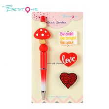 DIY Beaded Pen Kit – Checkerboard, Chick, Flower & Bee Series – Silicone & Acrylic Beads DIY Beaded Pen Kit – Checkerboard, Chick, Flower & Bee Series – Silicone & Acrylic Beads