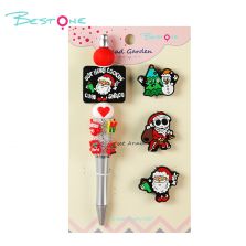 DIY Beaded Pen Kit – Book & Santa Series – Silicone & Acrylic Beads DIY Beaded Pen Kit – Book & Santa Series – Silicone & Acrylic Beads