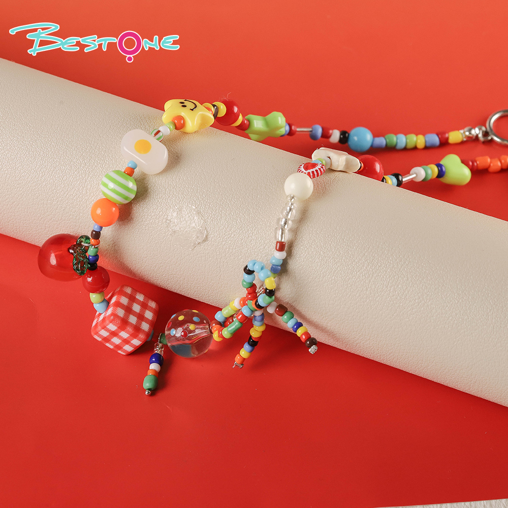 Christmas Charm Necklace Collection – 16″ Length – Mixed Bead + Hand-painted & Glass Pendants – OEM/ODM Available