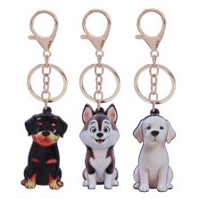 Vinyl Dog Breed Keychains – Cute Cartoon Style – 5.5~6.5cm