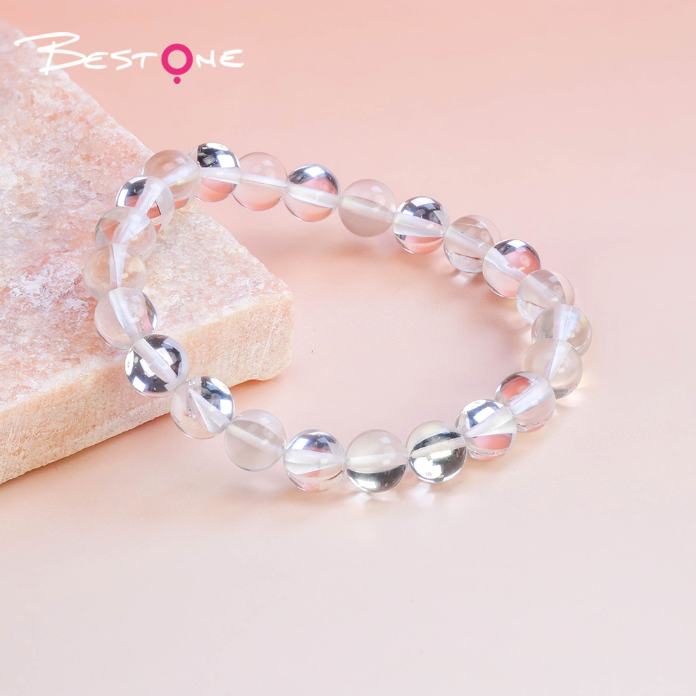 8mm Glass Beaded Bracelet – Mixed Colors, Shiny & Transparent Round Beads – Fashion Jewelry Gift for Women (12 Colors) 8mm Glass Beaded Bracelet – Mixed Colors, Shiny & Transparent Round Beads – Fashion Jewelry Gift for Women (12 Colors)