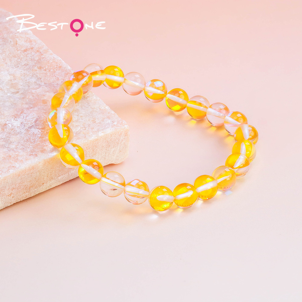 8mm Glass Beaded Bracelet – Mixed Colors, Shiny & Transparent Round Beads – Fashion Jewelry Gift for Women (12 Colors) 8mm Glass Beaded Bracelet – Mixed Colors, Shiny & Transparent Round Beads – Fashion Jewelry Gift for Women (12 Colors)