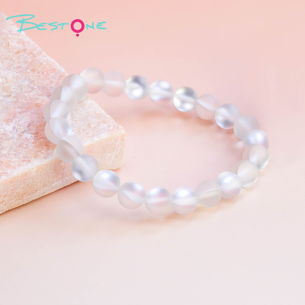 8mm Frosted Glass Beaded Bracelet – Shiny Round Beads in Multiple Colors – Fashion Jewelry Gift for Women 8mm Frosted Glass Beaded Bracelet – Shiny Round Beads in Multiple Colors – Fashion Jewelry Gift for Women