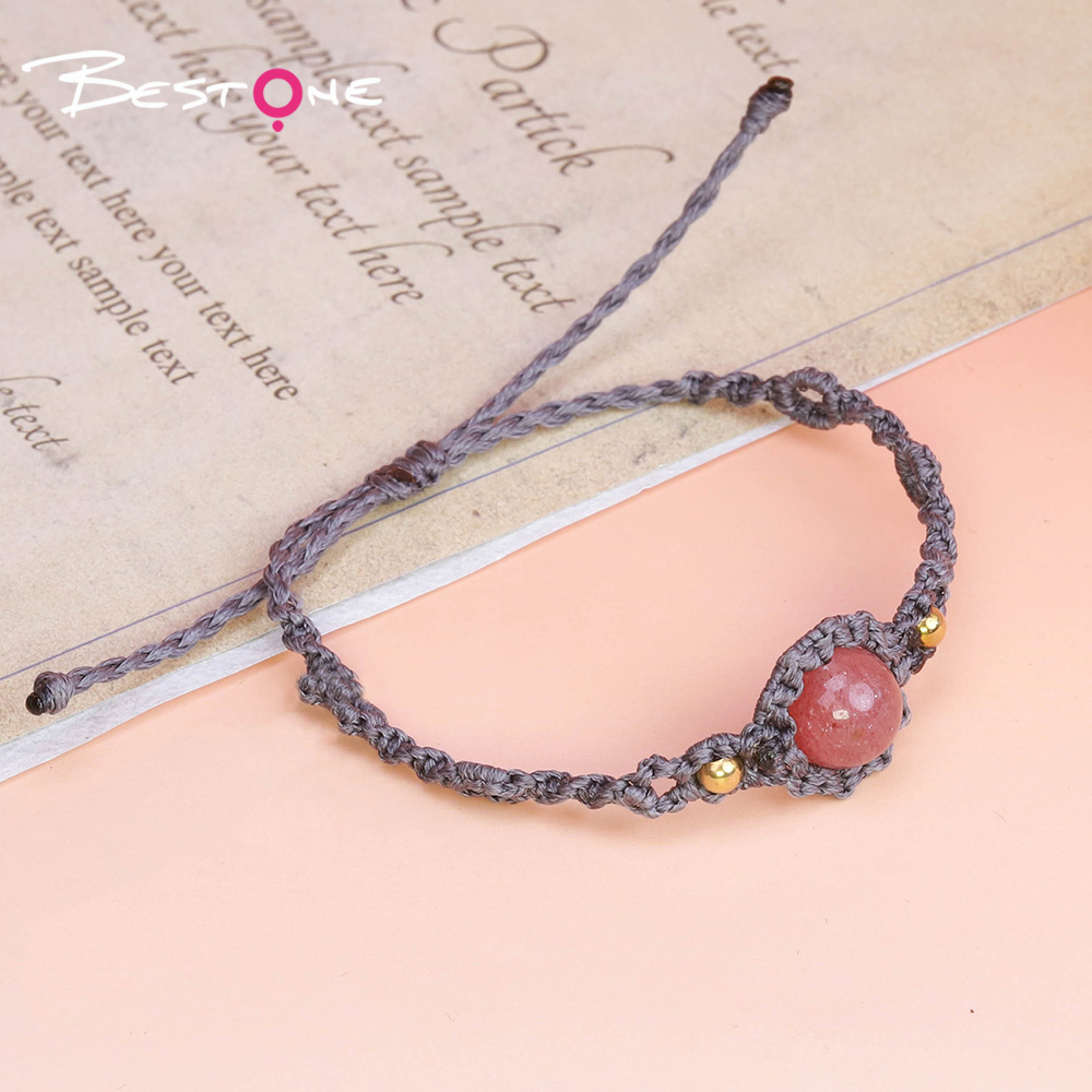 Natural Stone Adjustable Bracelets – Strawberry Quartz, Amethyst, Tiger Eye, Clear Quartz, Lapis, Sunstone, Aquamarine, Multi-Color Chips – Handwoven Cord Jewelry Natural Stone Adjustable Bracelets – Strawberry Quartz, Amethyst, Tiger Eye, Clear Quartz, Lapis, Sunstone, Aquamarine, Multi-Color Chips – Handwoven Cord Jewelry