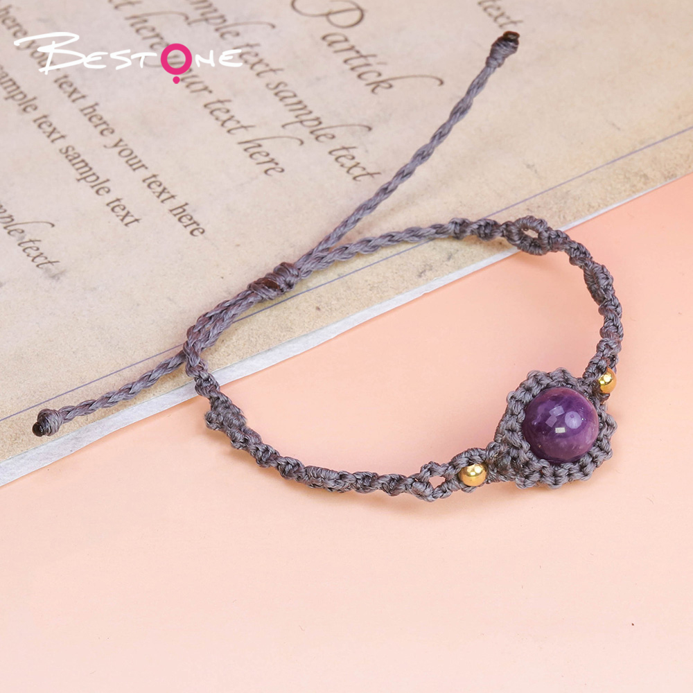 Natural Stone Adjustable Bracelets – Strawberry Quartz, Amethyst, Tiger Eye, Clear Quartz, Lapis, Sunstone, Aquamarine, Multi-Color Chips – Handwoven Cord Jewelry Natural Stone Adjustable Bracelets – Strawberry Quartz, Amethyst, Tiger Eye, Clear Quartz, Lapis, Sunstone, Aquamarine, Multi-Color Chips – Handwoven Cord Jewelry