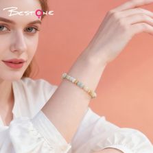 6mm Crystal & Natural Stone Abacus Bead Bracelet – Metal Spacer Beads – Adjustable Handwoven Jewelry 6mm Crystal & Natural Stone Abacus Bead Bracelet – Metal Spacer Beads – Adjustable Handwoven Jewelry