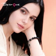 8mm Natural Stone & Crystal Bead Bracelet with Hollow Moon Pendant – Rose Quartz, Green Aventurine, Black Agate, Tiger Eye 8mm Natural Stone & Crystal Bead Bracelet with Hollow Moon Pendant – Rose Quartz, Green Aventurine, Black Agate, Tiger Eye