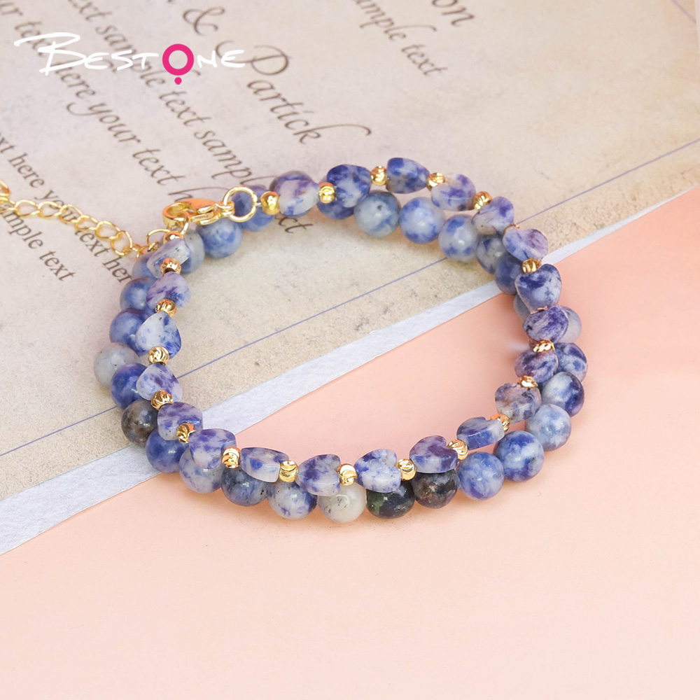 Double-Layer Heart Beaded Bracelet – White Crystal, Opal, Rose Quartz, Red Jasper, Tiger Eye, Amazonite & More – Adjustable Lobster Clasp Double-Layer Heart Beaded Bracelet – White Crystal, Opal, Rose Quartz, Red Jasper, Tiger Eye, Amazonite & More – Adjustable Lobster Clasp