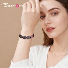 Square Bead Braided Bracelet – Adjustable Pull Cord – 6x10mm Beads Square Bead Braided Bracelet – Adjustable Pull Cord – 6x10mm Beads