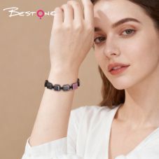 Square Bead Braided Bracelet – Adjustable Pull Cord – 6x10mm Beads Square Bead Braided Bracelet – Adjustable Pull Cord – 6x10mm Beads