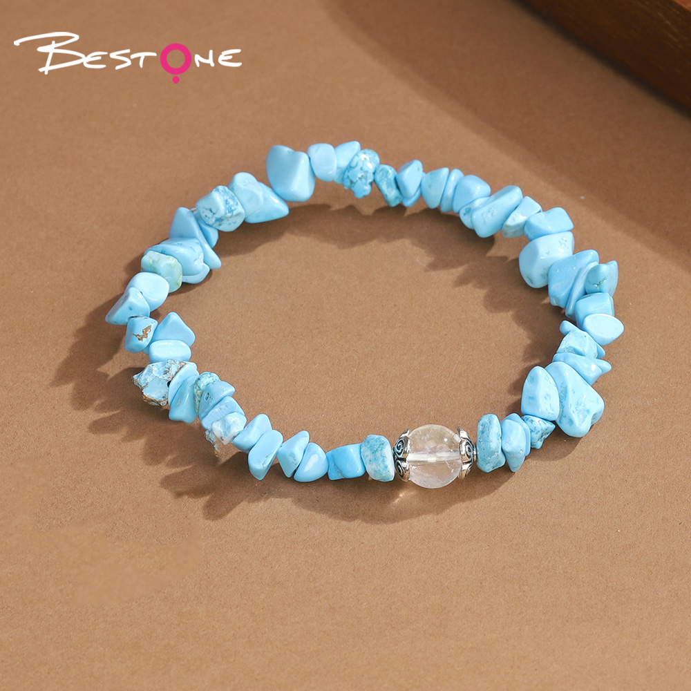 Gemstone Chip Bracelet with Single Bead – Clear Quartz 8mm – Metal Flower Setting 7mm – Pink Quartz, Amethyst, Amazonite, Turquoise, Tiger Eye, Red Agate, Red Jasper, Black Agate Gemstone Chip Bracelet with Single Bead – Clear Quartz 8mm – Metal Flower Setting 7mm – Pink Quartz, Amethyst, Amazonite, Turquoise, Tiger Eye, Red Agate, Red Jasper, Black Agate