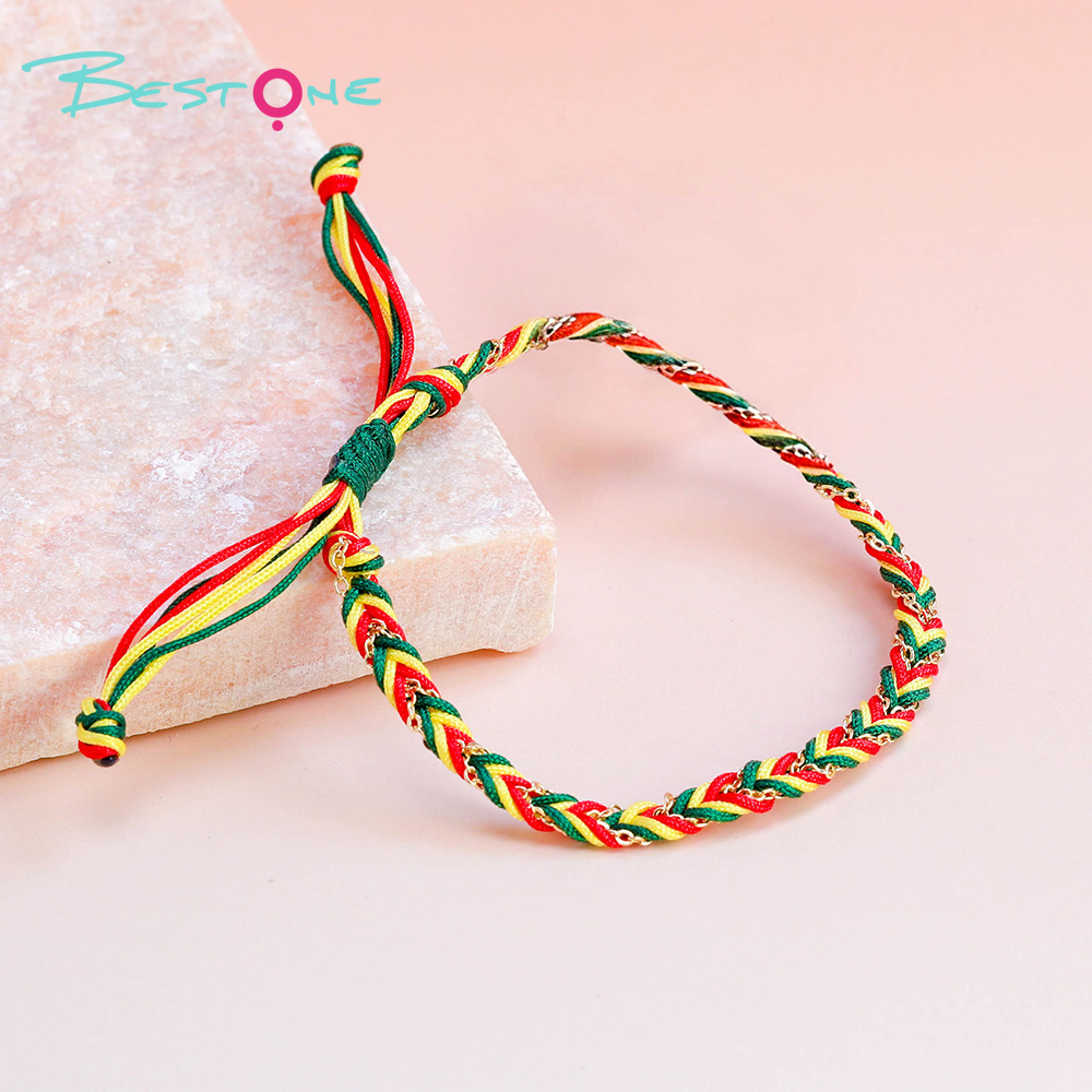 Braided Cord Bracelet with Metal Chain – Colorful Twisted Rope – Adjustable Unisex Fashion Jewelry Braided Cord Bracelet with Metal Chain – Colorful Twisted Rope – Adjustable Unisex Fashion Jewelry