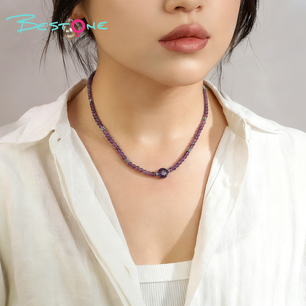 Healing Crystal & Energy Gemstone Necklace Set – Green Aventurine, Rose Quartz, Obsidian, Tiger Eye, Amazonite, Amethyst, 41cm