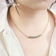 Wholesale Healing Crystal & Energy Gemstone Cylinder Necklace – Natural Energy Stone, 40cm