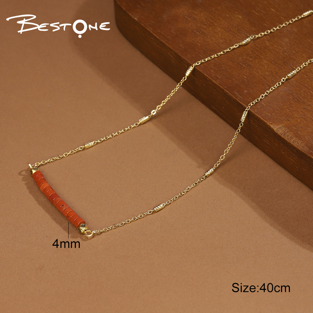 Wholesale Healing Crystal & Energy Gemstone Cylinder Necklace – Natural Energy Stone, 40cm