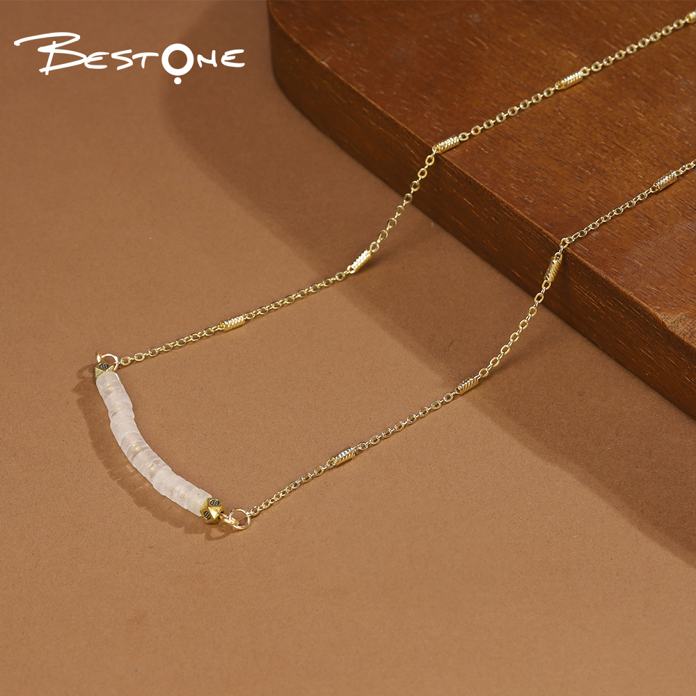 Wholesale Healing Crystal & Energy Gemstone Cylinder Necklace – Natural Energy Stone, 40cm