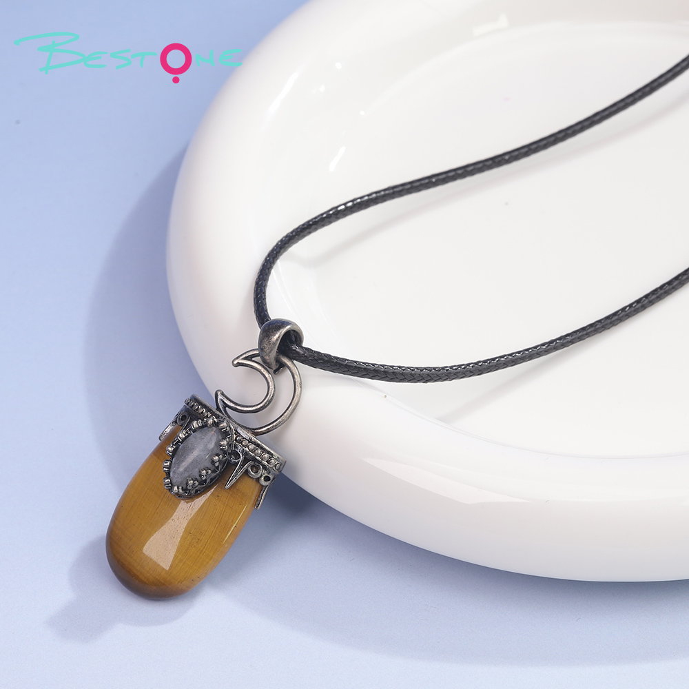 Wholesale Healing Crystal & Energy Gemstone Necklace – Tiger Eye, Obsidian, Lapis Lazuli, Amethyst, Rose Quartz, Clear Quartz