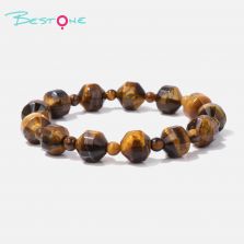 Yellow Tiger Eye Stretch Bracelet Collection