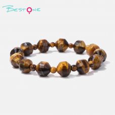 Yellow Tiger Eye Stretch Bracelet Collection
