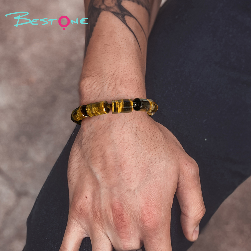 Yellow Tiger Eye Stretch Bracelet Collection