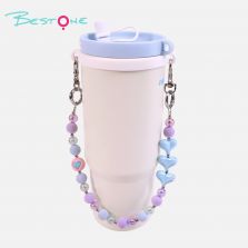 Custom Acrylic Beaded Tumbler Cup Charm Chain for Stanley Cups