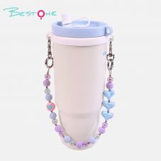 Custom Acrylic Beaded Tumbler Cup Charm Chain for Stanley Cups