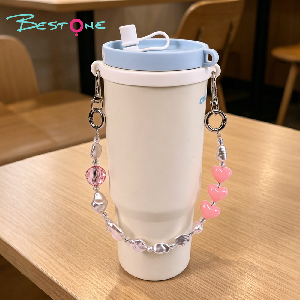 Custom Acrylic Beaded Tumbler Cup Charm Chain for Stanley Cups