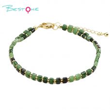 Natural Stone Minimalist Beaded Bracelet
