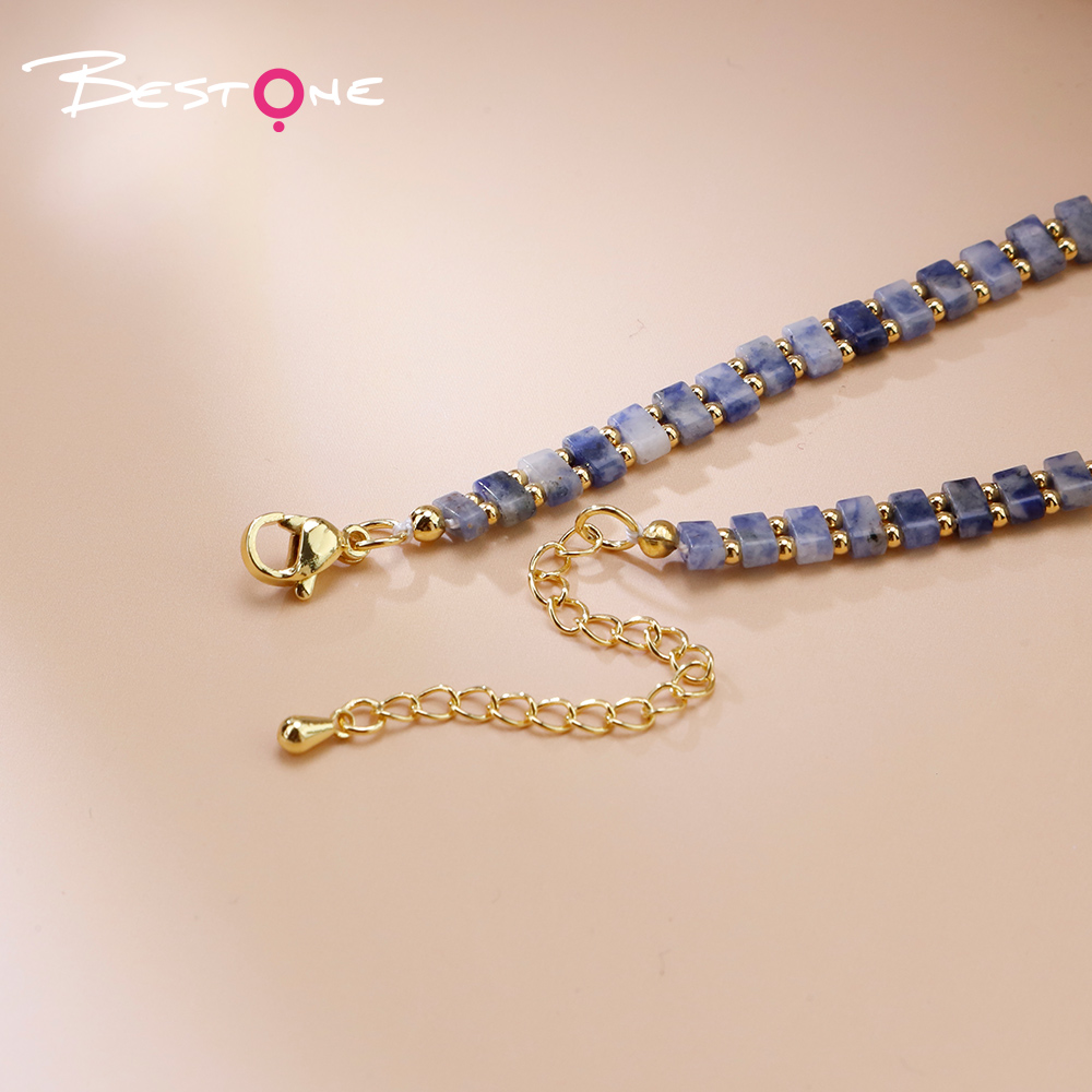 Natural Stone Minimalist Beaded Bracelet