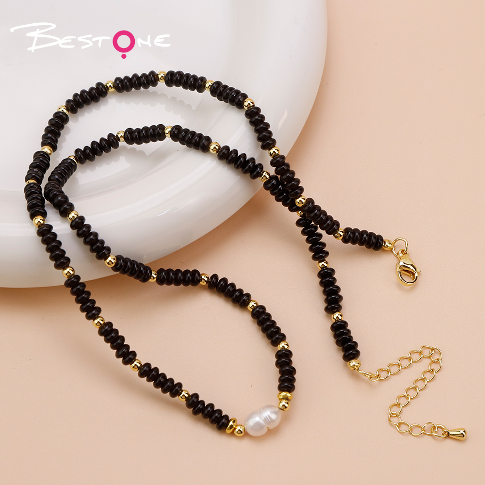 Natural Stone Pearl Beaded Necklace